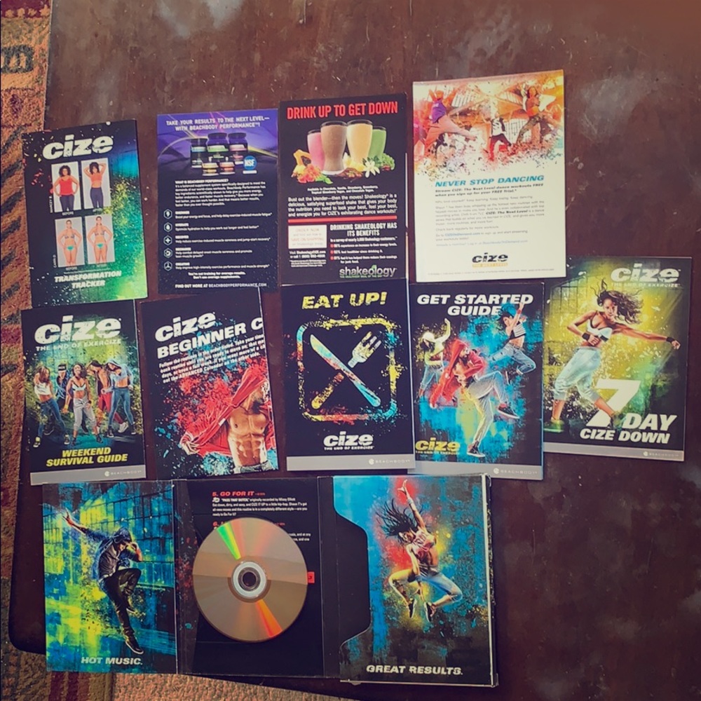 CIZE the end of exercise show and books
